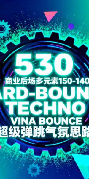 530 商业后场多元素150-140 HARD-BOUNCE TECHNO VINA BOUNCE超级弹跳气氛思路 32首