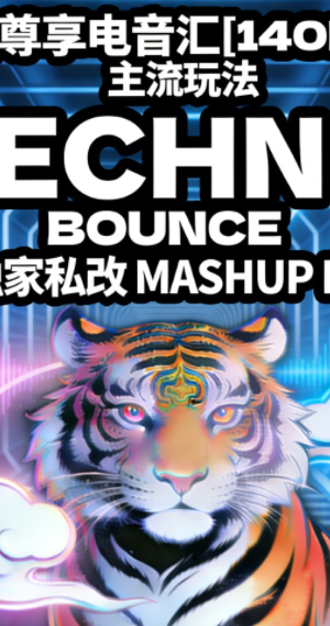 617_尊享电音汇[140BPM]主流玩法TECHNO BOUNCE 全套独家私改 MASHUP ID 思路